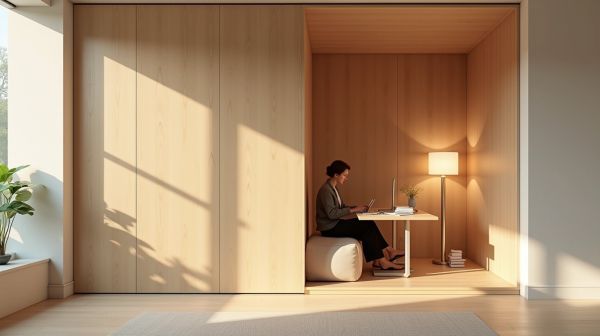 Des cabines acoustiques pour des espaces de travail paisibles